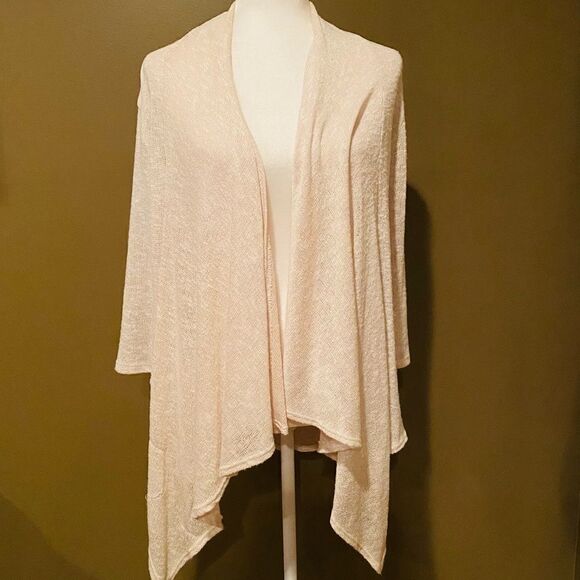 Chennault Off White Cardigan Size Large - Picture 2 of 10
